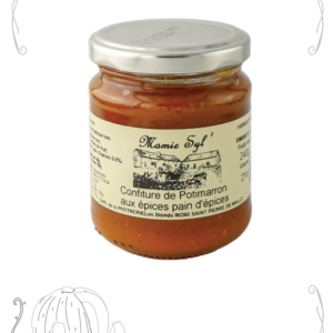 Confiture de potimarron aux épices pain d'épices 21cl